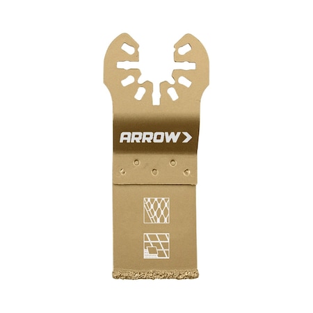 Arrow Fastener 1 1/8" Carbide Grit Plunge Cut Blade, 1PC OSC3TG-1